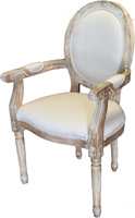 LOUIS CHAIR WITH ARMS